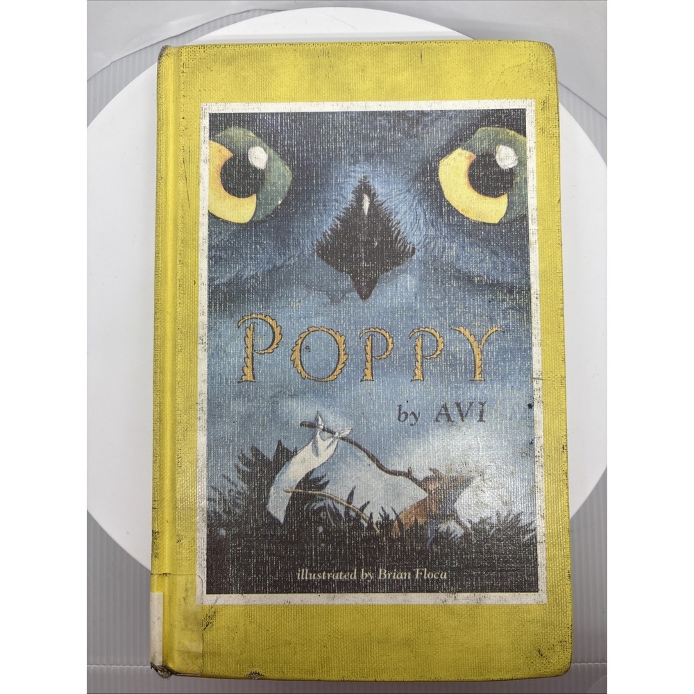 Poppy by Avi Hardcover Book Good Condition Used To Be A School Library Book